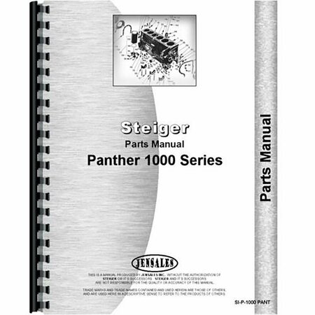 AFTERMARKET Steiger Panther Tractor Parts Manual Steiger Panther RAP81799